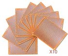 10pcs Frentaly 7x9 Cm Single Sided Side Diy Prototype Circuit Breadboard Pcb