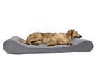31539397 Furhaven Pet Dog Bed Orthopedic Microvelvet Luxe Lounger 842229102390