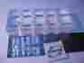 4-lwh Unbranded Generic Acrylic Block W Holes For Data Aq Or Power Distr 4-3 4x1-1 2x3 Interesting