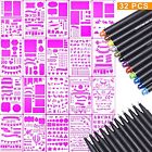 4336946648 Makel Crafts Bullet Journal Stencils And Fine Point Pens Starter