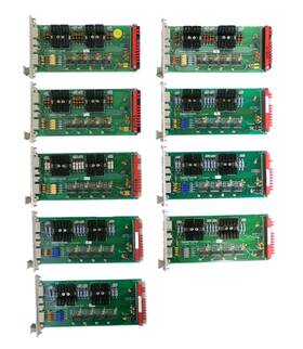 0100-00008vu Amat Applied Materials Tc Gauge Pcb Card Lot Of 9 Oem Refurbished