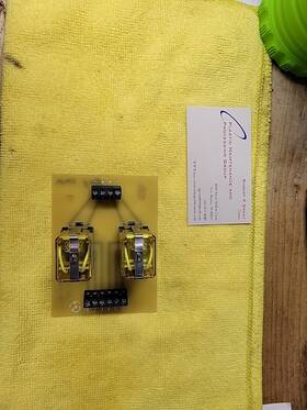 Miu-1r2 Boy Circuit Board Iqms Rt / Rtn Used With Relays From Medical Molder