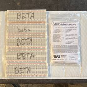 Bps Bb830 5 Solderless Plug-in Breadboard 830 Tie-points Adhesive Back Abs Plastic