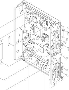 Main-con-pcb-1 Canon Fm1-v889-010 Genuine Canonimagepress C8000/10000vp Fm1-l733-000