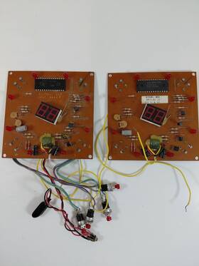 Pic1655a-078 Cei 1655a-078 Vintage Pcb Control Panel Board With 7-segment Display &