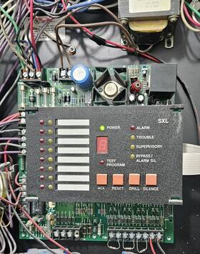 1580-192273-9 Cerberus Pyrotronics Siemens Sxl. Fire Alarm Panel Circuit Board 580-192273-9