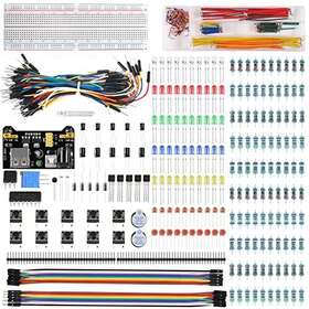 Coliao 701715517943 480pcs 37 Values Electronics Component Fun Kit With Power Supply Module Jumper W