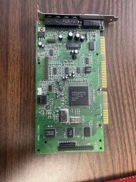 Ct2980 Creative Labs Sound Blaster Audio Card Used