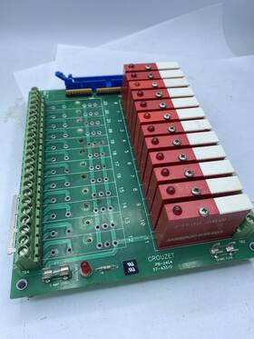 Pb-24c4-292 Crouzet Relay Board 57-433/e With 12 C40dc Module 84116410
