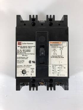 Mcp13300cr Cutler-hammer 30 Amp Motor Circuit Protector Breaker 600 Vac 3 Pole