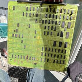 Data General Snaa000012321 Dgc 11v8 Comm. Basic I/o Pcb Assembly 107c19000-04.09 Used