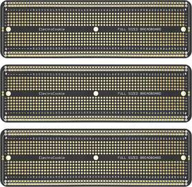 Electrocookie 445044333371 Pcb Prototype Board Large Solderable Breadboard For Electronics Pr