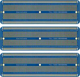 Electrocookie Ecpb F B 3p Solderable Breadboard Large Pcb Board For Arduino And Electronics