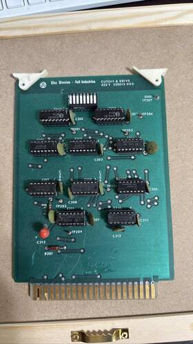 320013-003 Elox Division Goll Industries Colt Cutoff And Drive Circuit Board Assfty