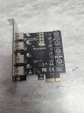 Pbu3044 Eluteng New Pcie To Usb3.0 Expansion Card Pcb Free Ship