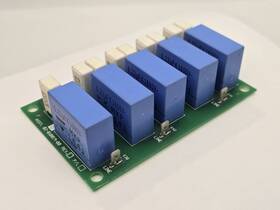 02-810019-00 Emerson Capacitor Board Rev 3 0.22uf 1600v 100kva 5 Inch X3 X2