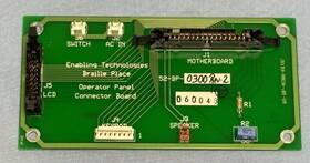 18-bp-0300 Etc Enabling Technologies Company 52bp0300 Braille Place Operator Panel Connector Pcb Board 52-bp-0300