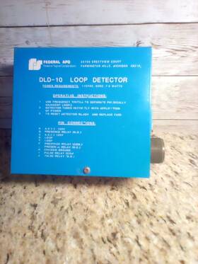 Dld-10 Federal Apd Loop Detector Signal Corp 115v Pins A-j Parts/repair
