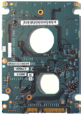 Ca26329-b81204ba Fujitsu Ca06500-b156000t Mht2060bh 07ffdb-0000104a 60gb Sata 2.5 Inch Pcb
