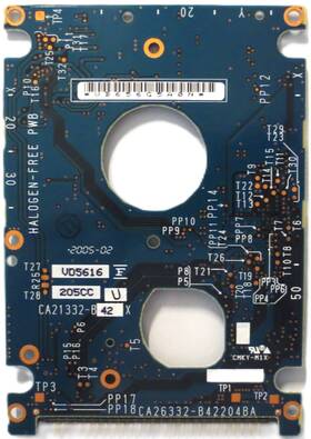 Ca26332-b42204ba Fujitsu Mhv2040ah Mhv2040bh Ca06531-b250000t 05deaa-00400097 40gb Ide 2.5 Inch Pcb