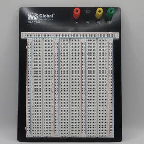 Pb-103m Global Specialties Solderless Breadboard 2390 Tie-points Stand Alone