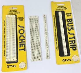 Qt59s Global Specialties Qt59b Lot Of 4 Solderless Breadboards 2x