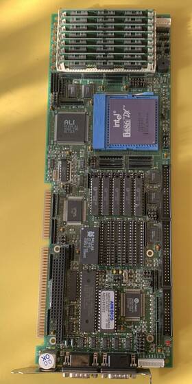 Asc486 Interlogic Single Board Computer With Intel I486 Dx Processor Revc