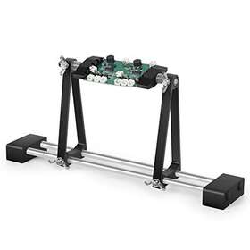 N-agr8-bk9 Jlx Factory Circuit Board Holder With Adjustable Clamp Large 360 Rotated