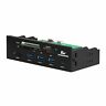 Kw525-3u3cr Kingwin Powered Usb Hub Port Sd Card Reader Micro Black