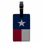 Leather.tag.rect.05081 Graphics And More Texas Flag Leather Luggage Id 767408629911
