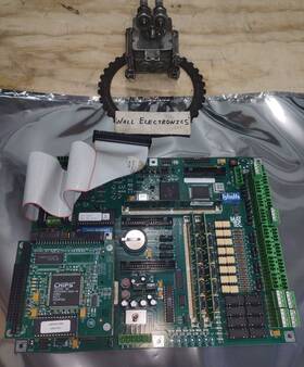 350-0117a Mattec Main Board With Assorted Modules/ram Used