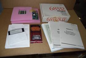 M68332clp Motorola Vintage Computer Development Kit 68332kit Board And Accessories