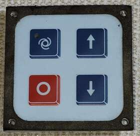 85.451.2240.00 Multivac Start / Stop Switch Panel Mount Part # Type 71579.100