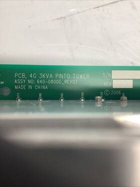 640-0800g Pcb Rev07 4g 3kva Pinto Power Card T-612