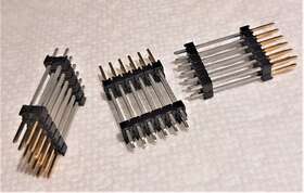 Zw-06-12-f-d-665-120 Samtec 20-pieces Of Double Row 0.1 Inch Pitch X .025 Stackers