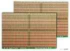 Sb4x2 Busboard Prototype Systems Sb4 Two Pack Snappable Pc Breadboard Scored Pcb Snaps Into 4 Small Boards