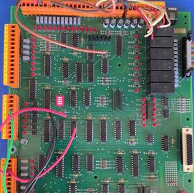 7283c08g01 Schindler 7283c08h01 Mio Assembly Pcb P/n 998c246h1 With Ribbon Cable