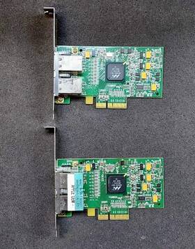 Sk-9e22 Syskonnect Lot Of 2 Gigabit Dual Port Ethernet Adapter Board
