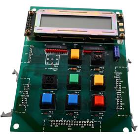 Csl-01 Teijinseiki V1.0 Control Module Pcb Missing 2 Button Switches