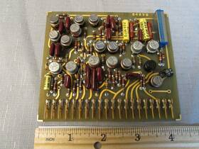 8489b Tmc Nuclear Instrumentation Circuit Board Gold Traces Vintage Components