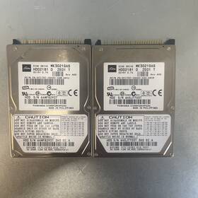 G5b000211000-a Toshiba Mk3021gas Lot Of 2x Hdd2181 P Ze01 T 30gb 2.5 Inch
