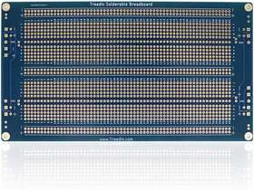 K-trx2-0009 Treedix 1pc Large Pcb Solderable Breadboard Prototype Shield Board Double Sided