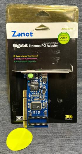 Zen3301e Zonet Gigabit Ethernet Pci Adapter 10/100/1000 Mbps