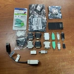 Lot Of 23 Adapter Adaptor Various Computer Types. Fixed Price $11.95.