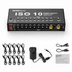Mosky Iso 10 Outputs Guitar Effect Pedal Board Power Supply 9V 12V 18V Cable. Fixed Price $63.99.