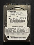 Toshiba 80GB 2.5" Sata MK8034GSX (HDD2D38 Q ZK01 T) 010 C0/AH303B 655-1339A. Fixed Price $8.99.