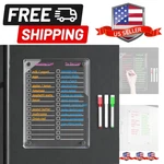Magnetic Dry Erase To Do List Board For Fridge, 12 X 8 Inch Acrylic Shopping .... Fixed Price $24.03.