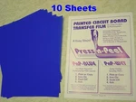 10 Sheets Press-n-peel Blue Pcb Transfer Paper Film Etch Printed Circuit Boards. Fixed Price $24.55.