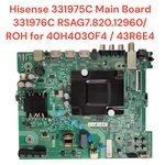 Hisense 331975C Main Board 331976C RSAG7.820.12960/ROH For 40H4030F4 43R6E4. Fixed Price $38.89.