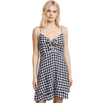 Rails August Black White Gingham Tie Front Mini Dress Womens Medium. Fixed Price $25.00.